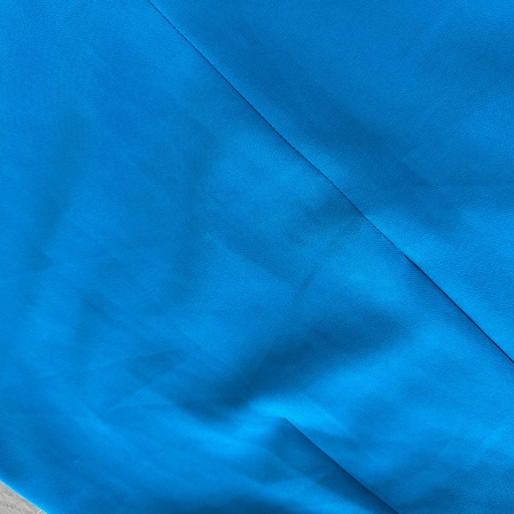 Sachin + Babi Bacall Ocean Blue Gown Off The Shoulder Maxi Dress Evening Size 6 - Picture 6 of 15